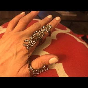 Modern chain double ring